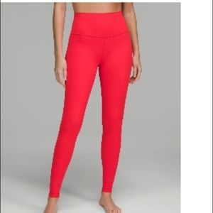 Lululemon high rise leggings. 28 inch